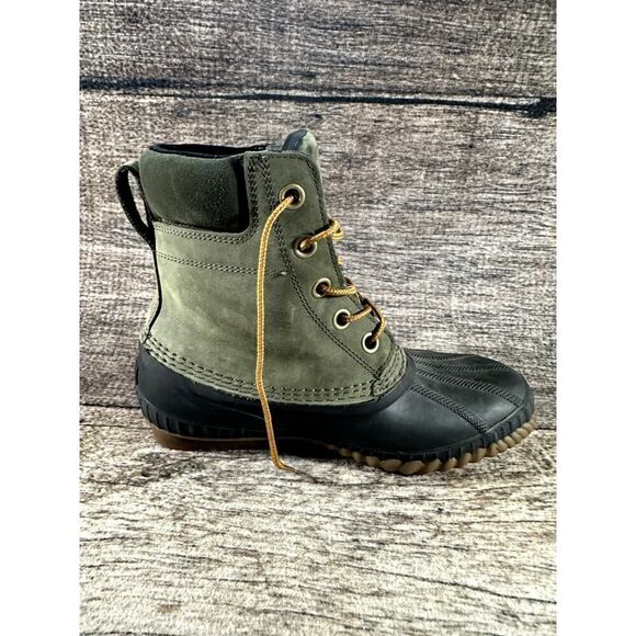 SOREL Rubber Boots Cheyenne II 2 Men’s Sz 8 NM2575-052 Waterproof Green - Picture 8 of 11